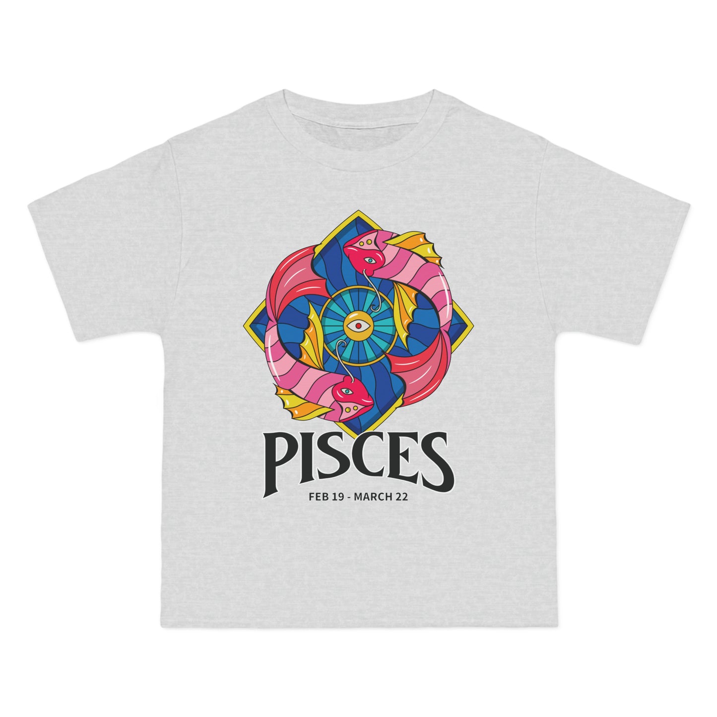 PISCES OVERSIZED COTTON CREW NECK WOMEN TSHIRT