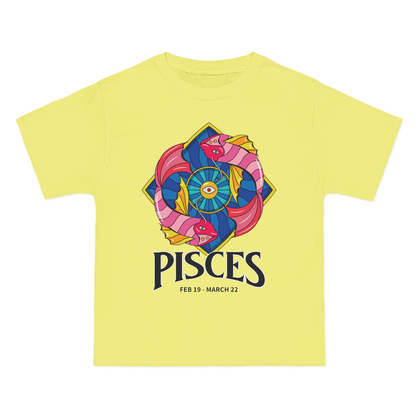 PISCES OVERSIZED COTTON CREW NECK WOMEN TSHIRT