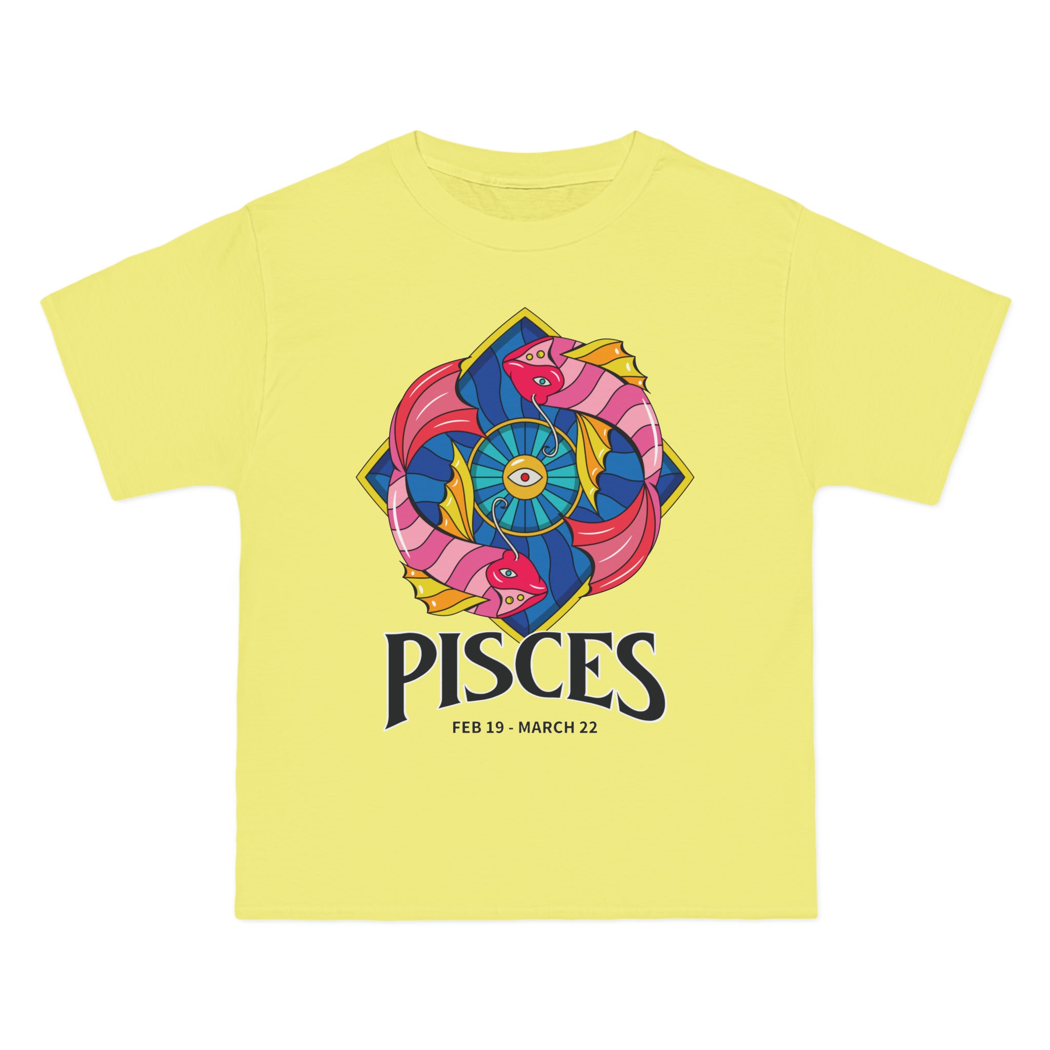 PISCES OVERSIZED COTTON CREW NECK WOMEN TSHIRT
