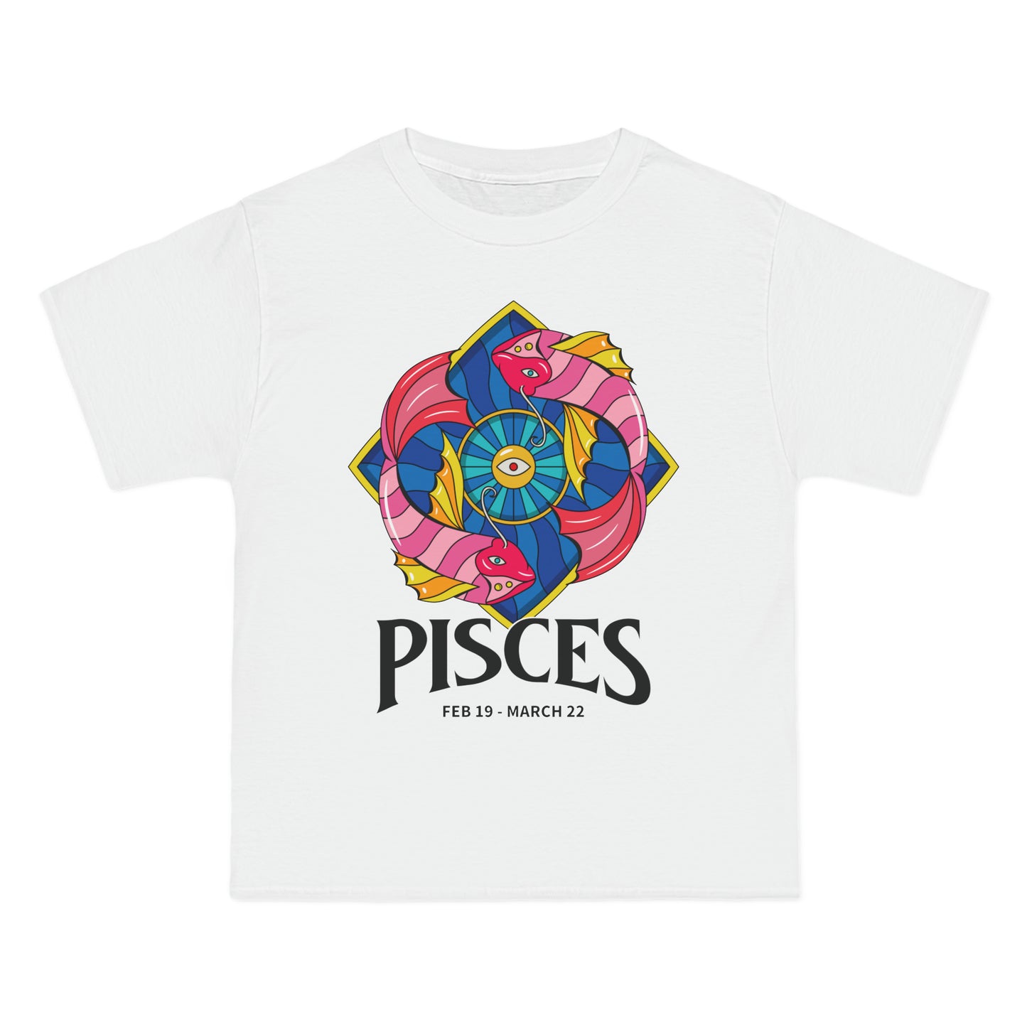 PISCES OVERSIZED COTTON CREW NECK WOMEN TSHIRT