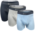 PREMIUM 3 PACK BRIEF BOXERS, MULTI COLOUR