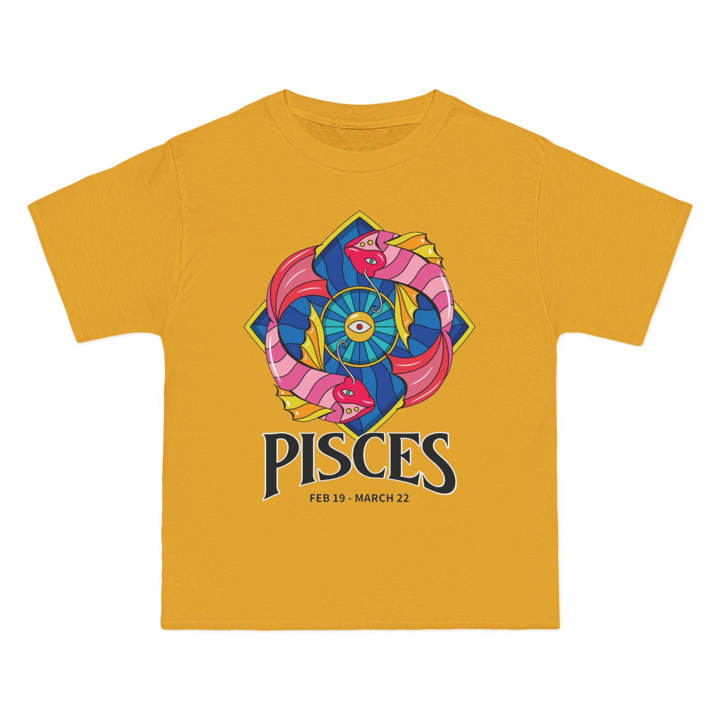 PISCES OVERSIZED COTTON CREW NECK WOMEN TSHIRT