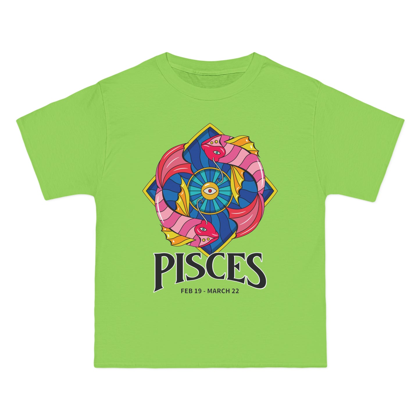 PISCES OVERSIZED COTTON CREW NECK WOMEN TSHIRT