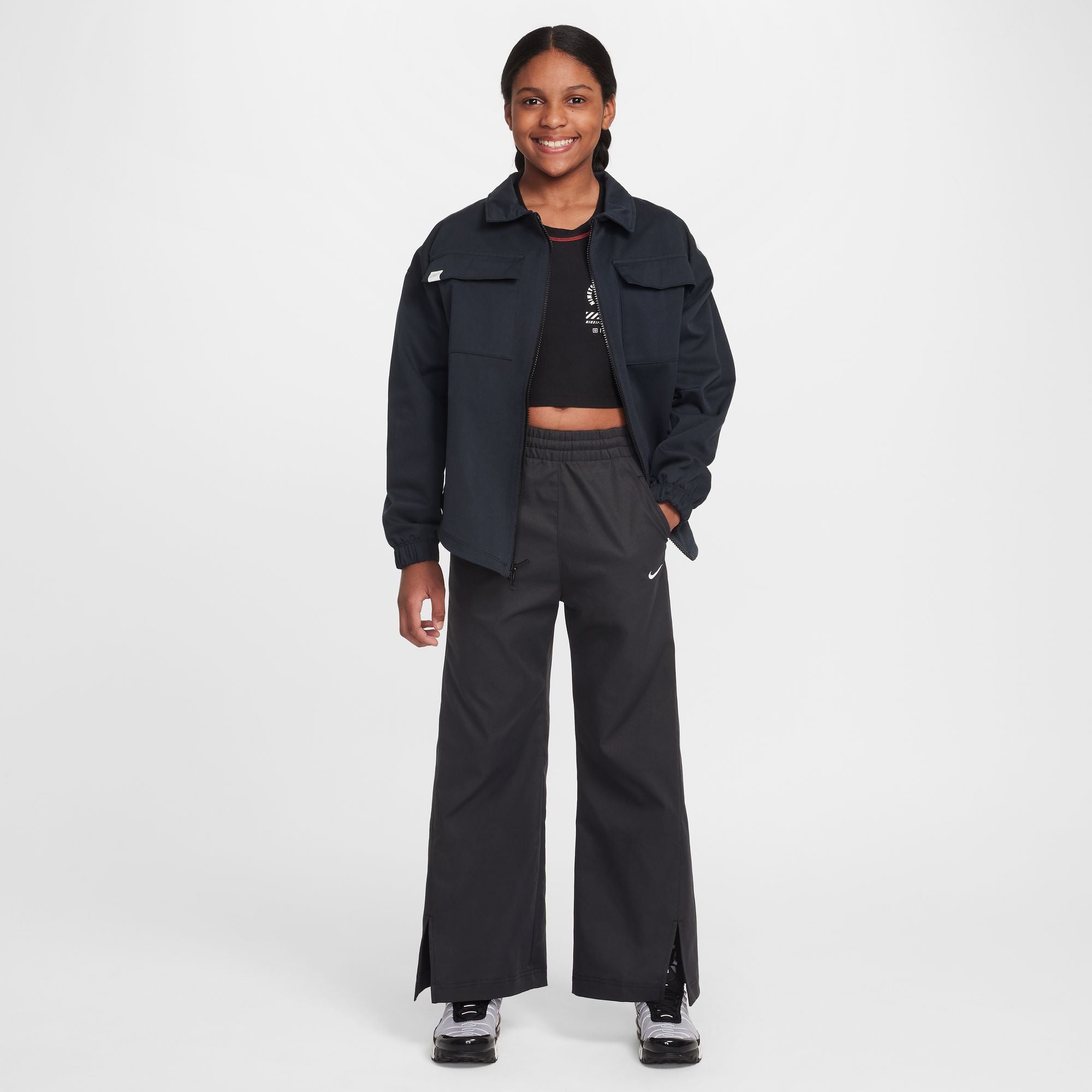 Y NIKE SPORTSWEAR GIRL'S WIDE LEG PANTS