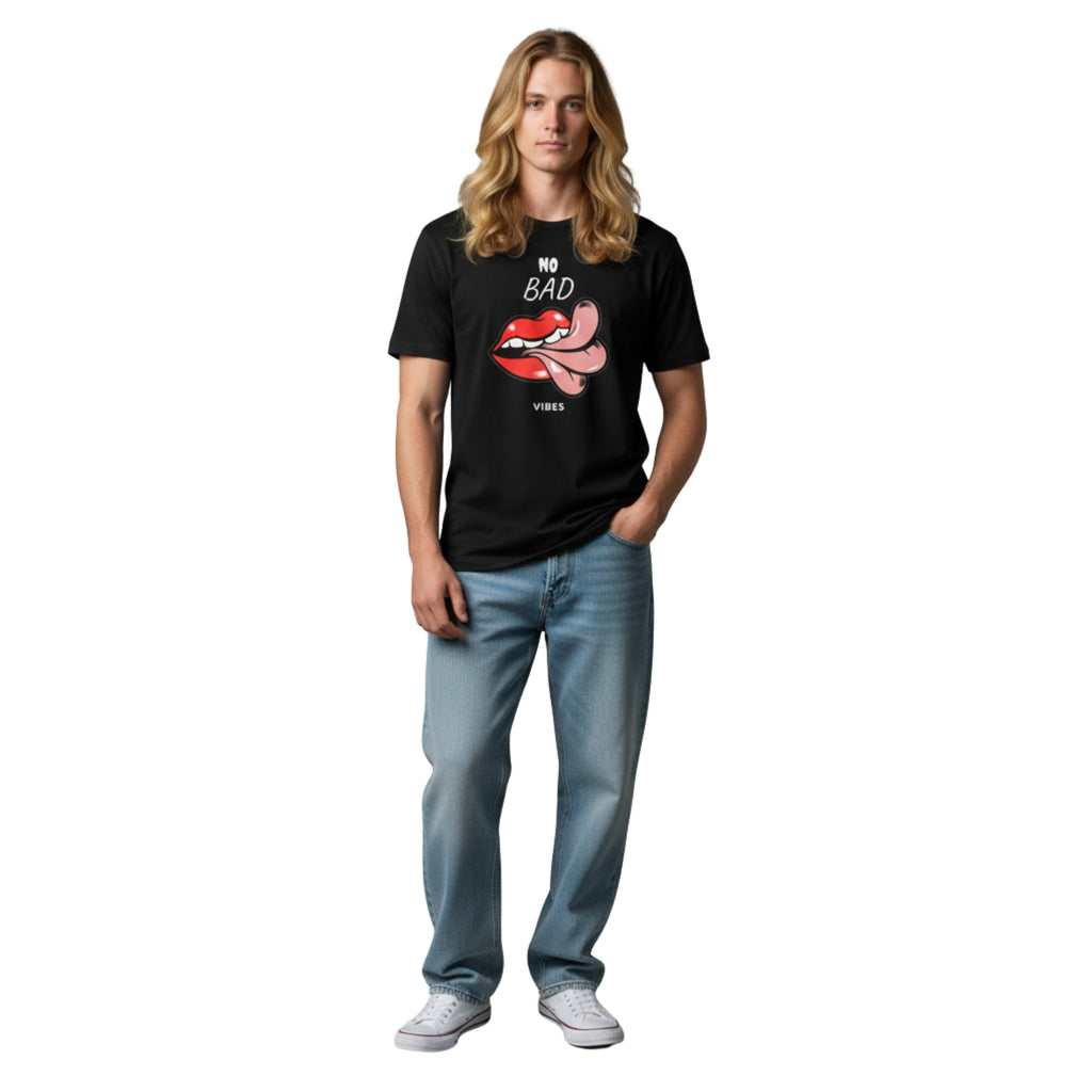 Men's Classic Crew T-shirt 'No Bad Vibes'