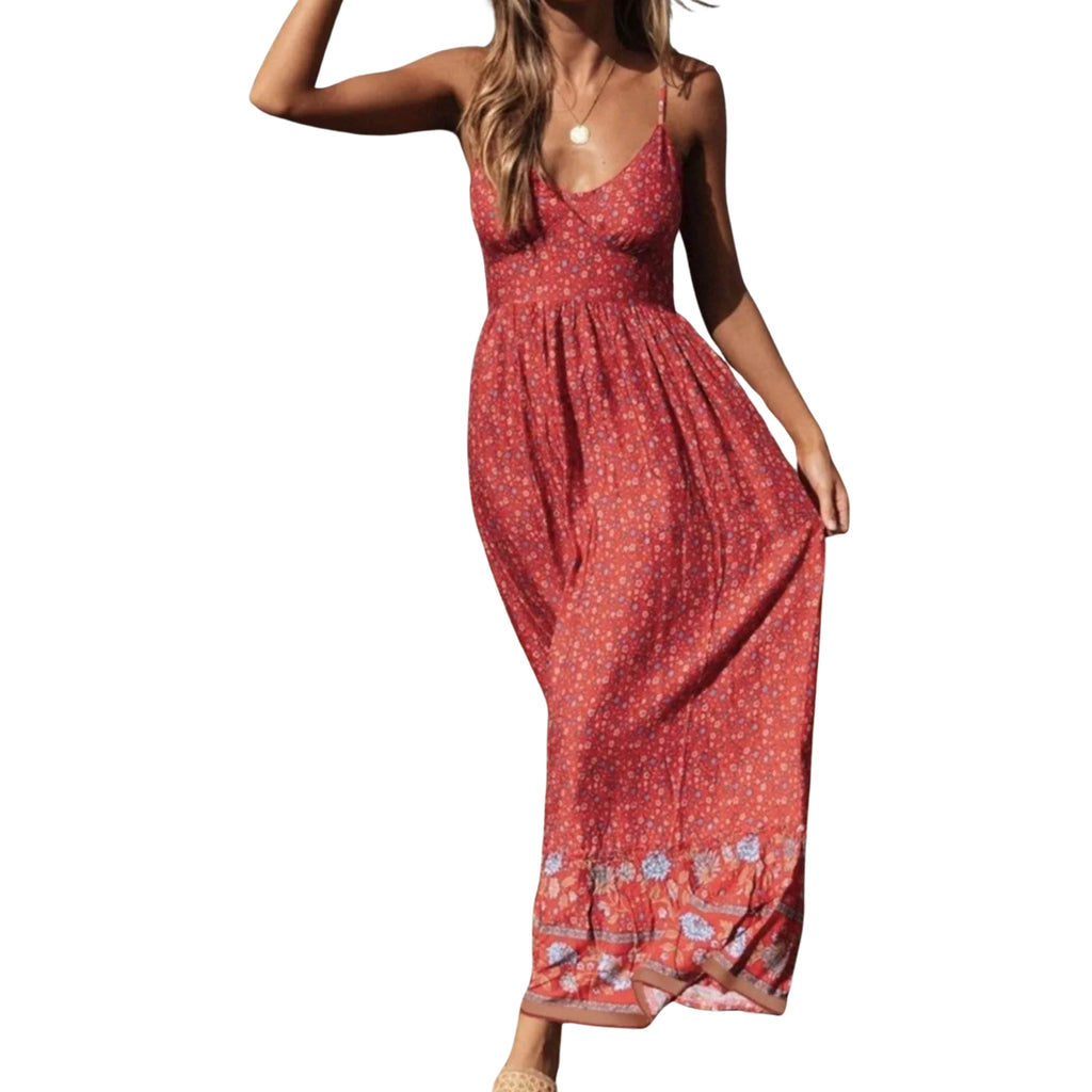 Printed Maxi Cami Dress