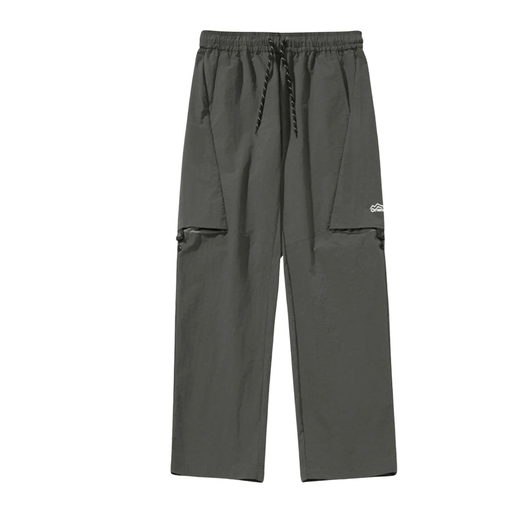 MEN'S PLUS SIZE DRAWSTRING PANTS WITH POCKETS