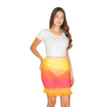 FLIRTY & FITTED: RUCHED RUFFLE MESH MINI SKIRT