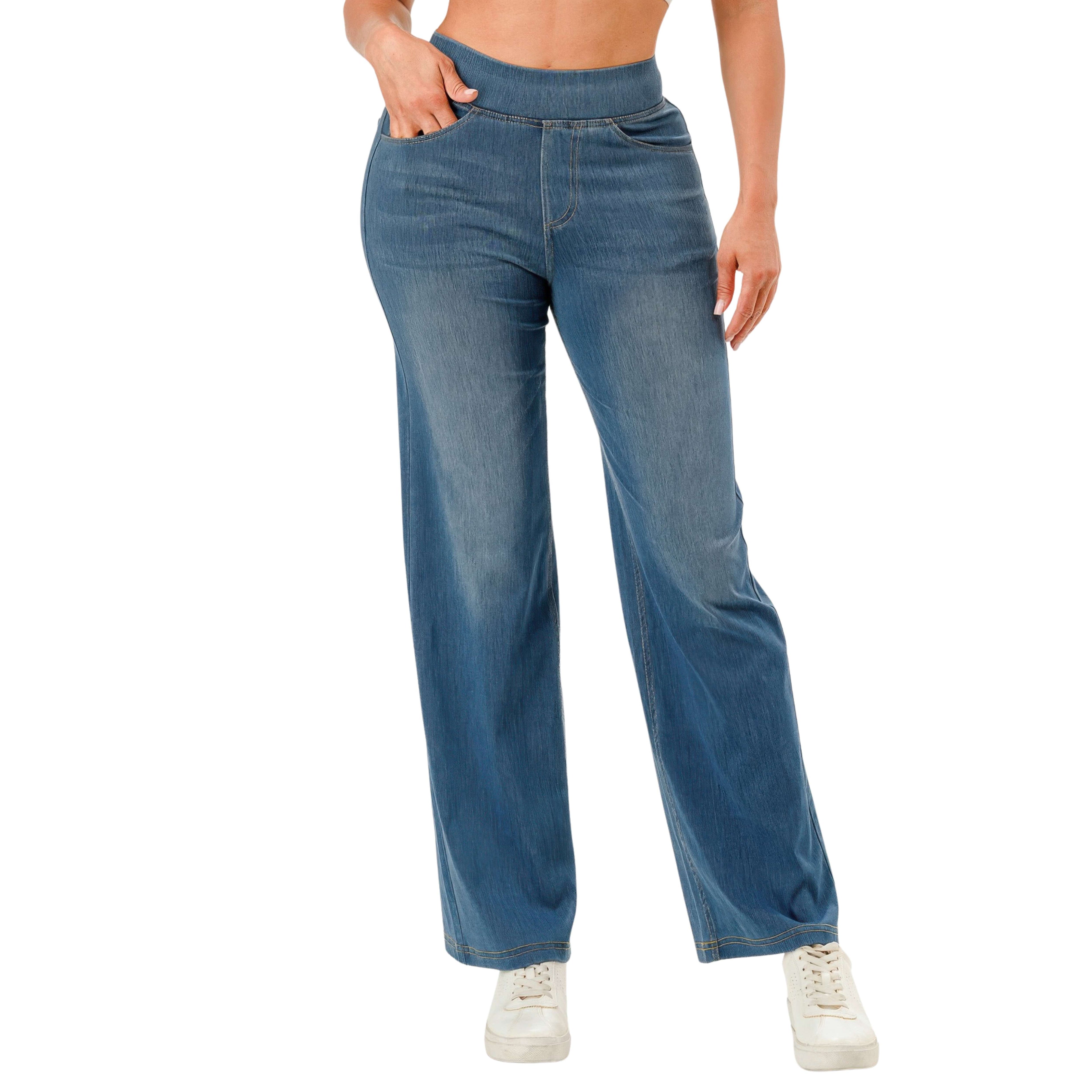ULTRA SOFT FLARE BAGGY JEANS