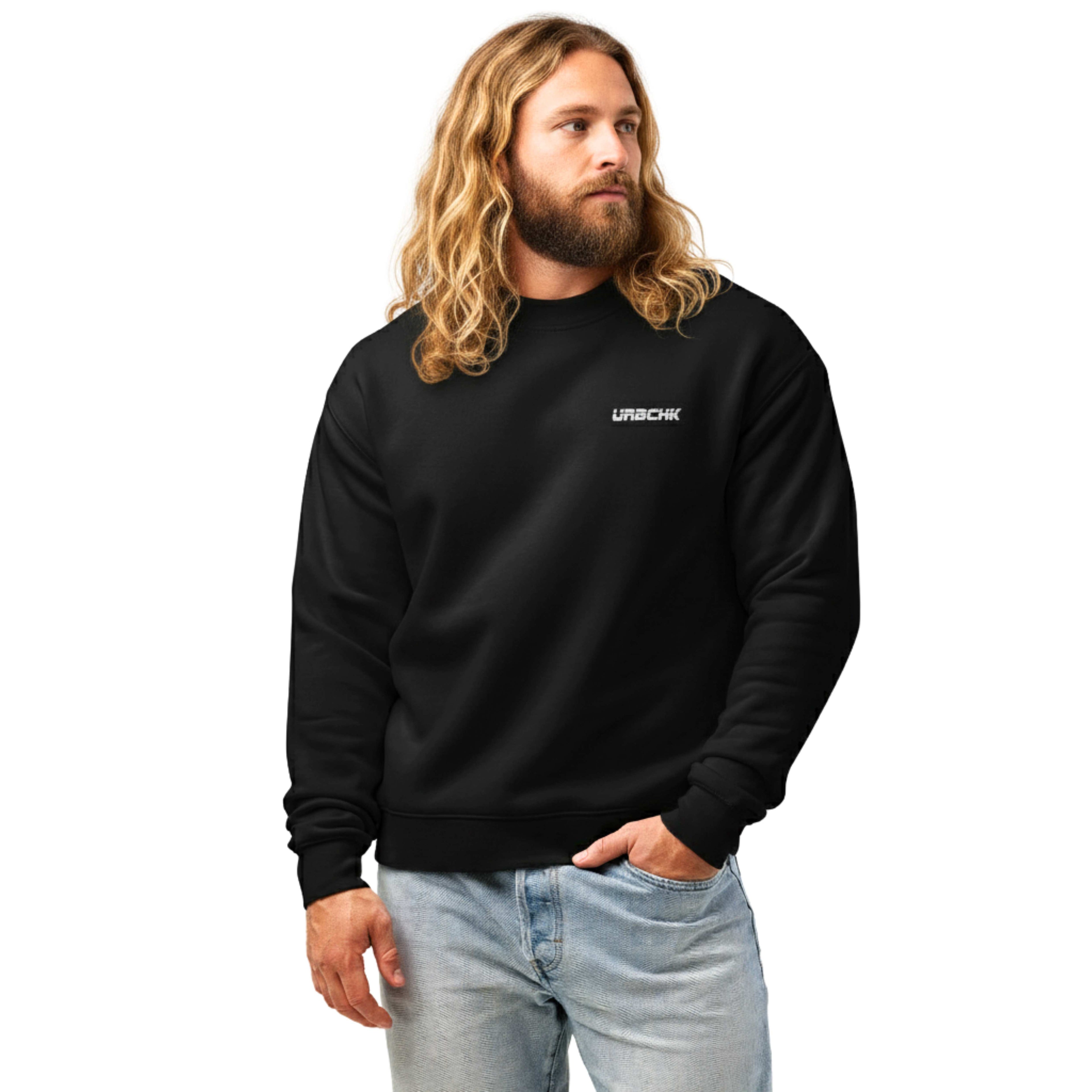 URBCHK Men's relax crew neck sweatshirt