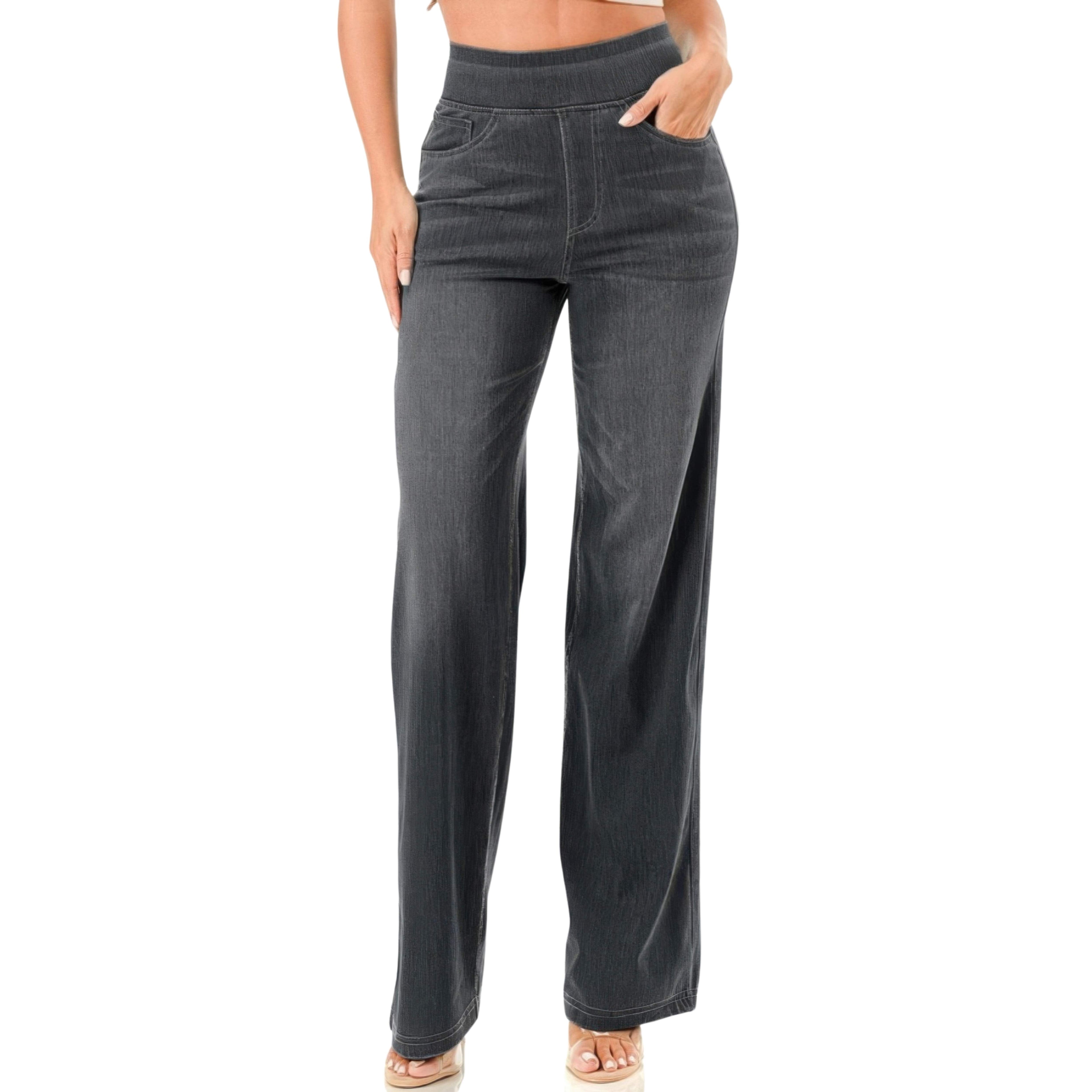 CLOUDSOFT FLARE BAGGY JEANS