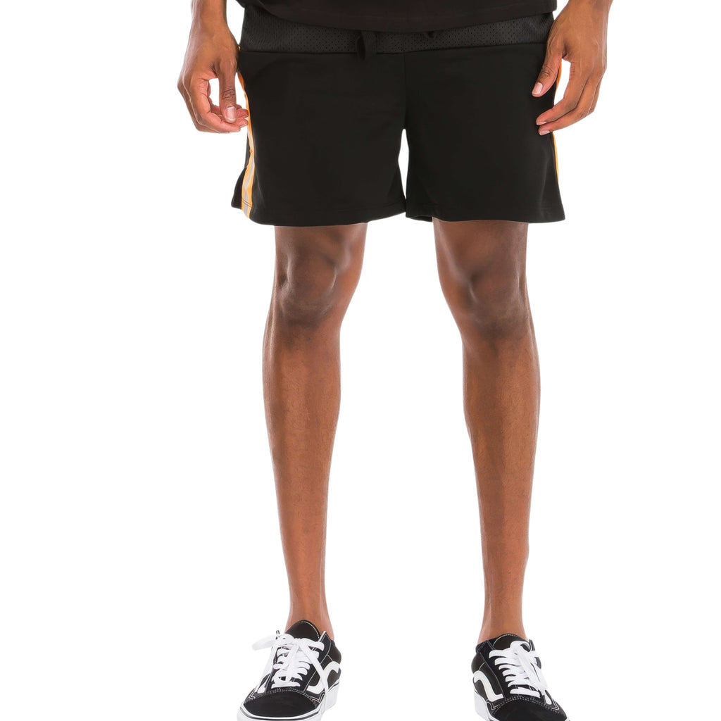 REFLECTIVE HALF MESH WITH LINING SHORTS