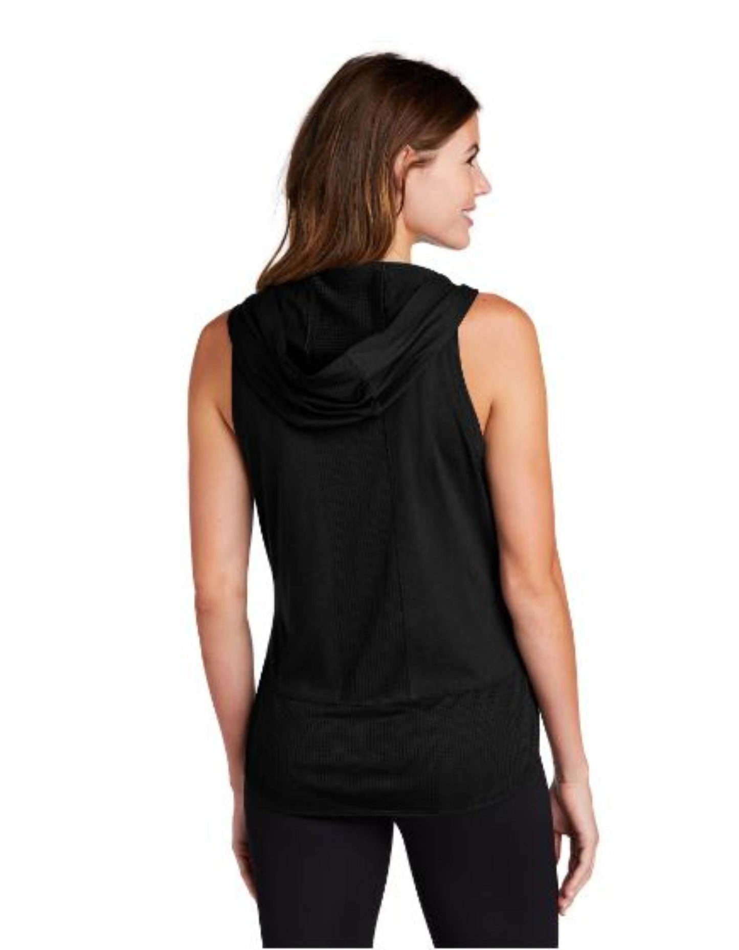 URBANITY CHEK BLACK TRAID HOODIE TANK