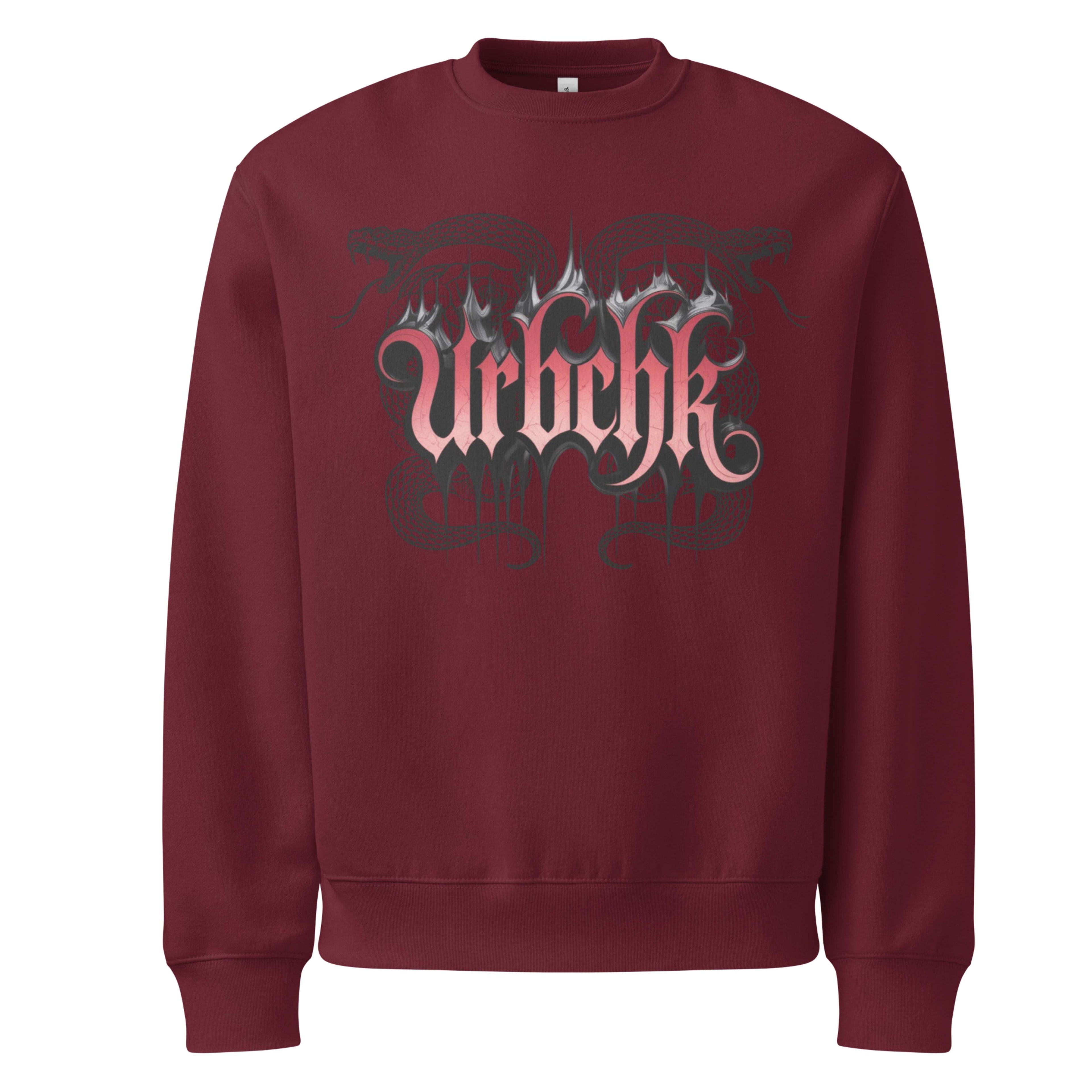 URBCHK MEN'S OVERSIZED FLEECE SWEATSHIRT
