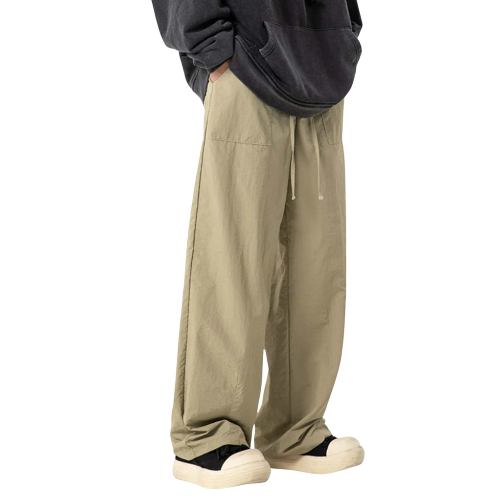 FULL SIZE DRAWSTRING PANTS WIHT POCKETS