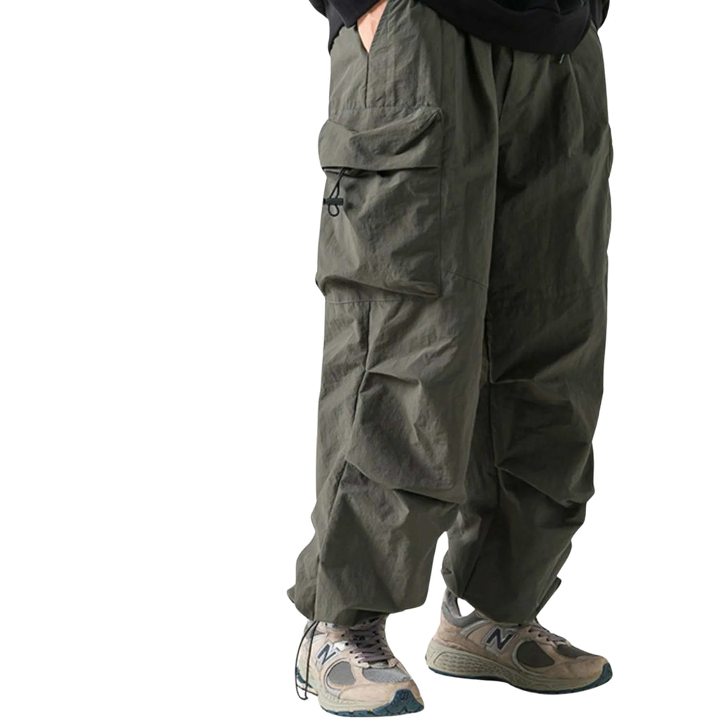 MEN'S ELASTIC WAIST CARGO STYLE WITH POCKETS