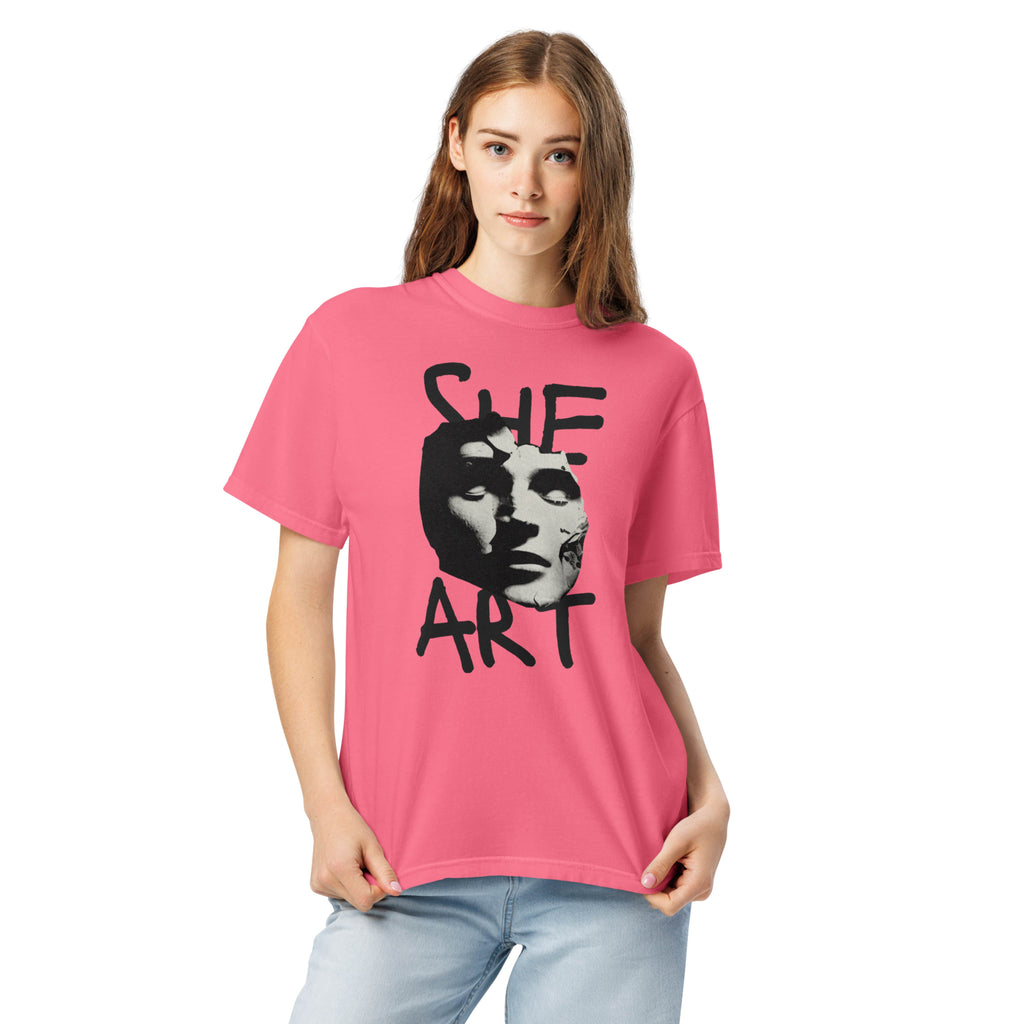 WOMEN'S SUPER SOFT CREW TEE SHE ART