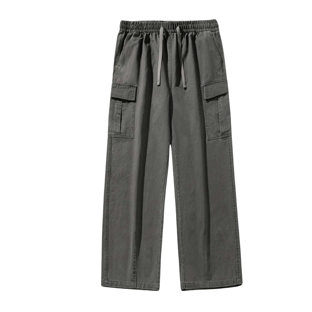 MEN'S PANTS WITH CARGO POCKETS
