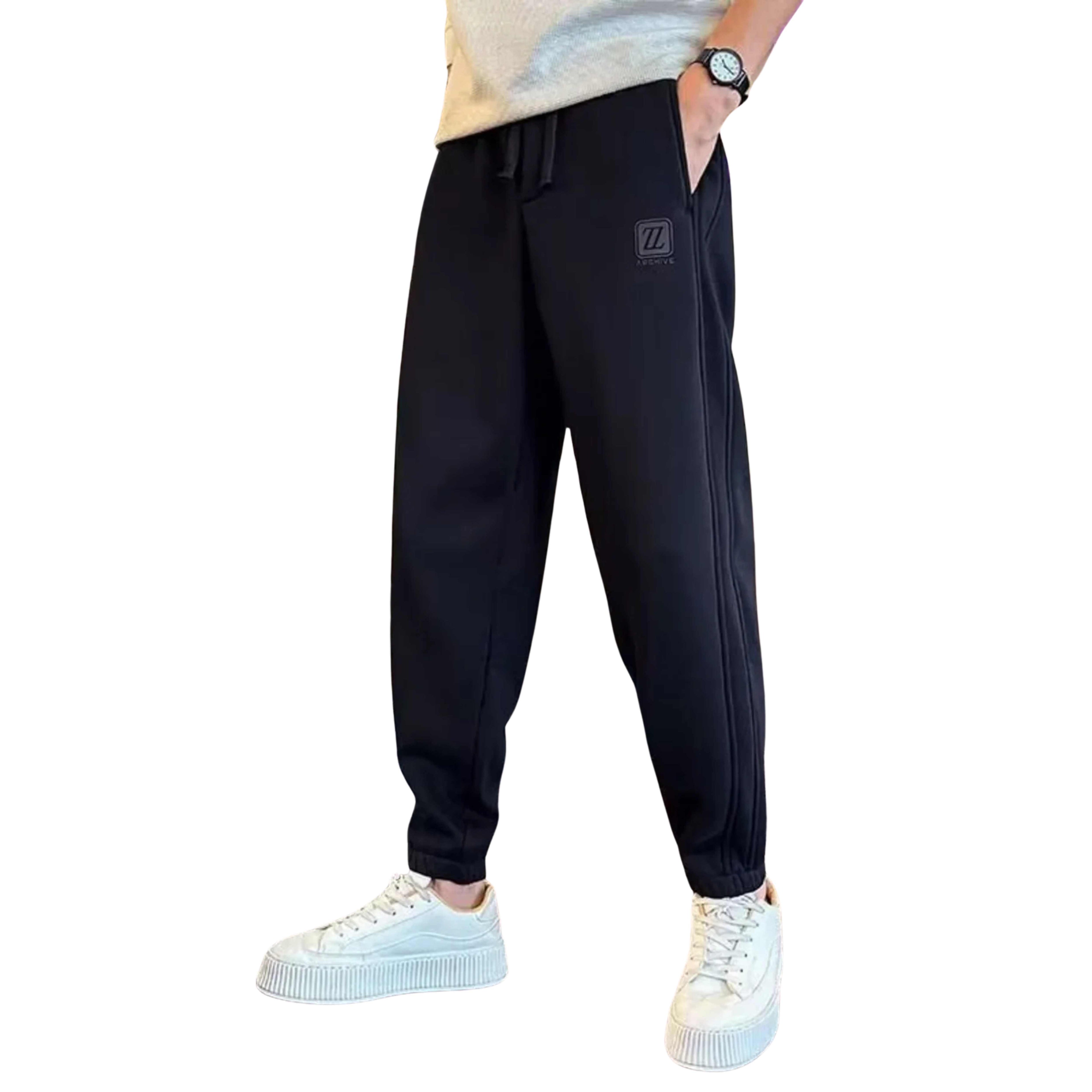 MEN'S DRAWSTRING LOOSE FIT JOGGERS
