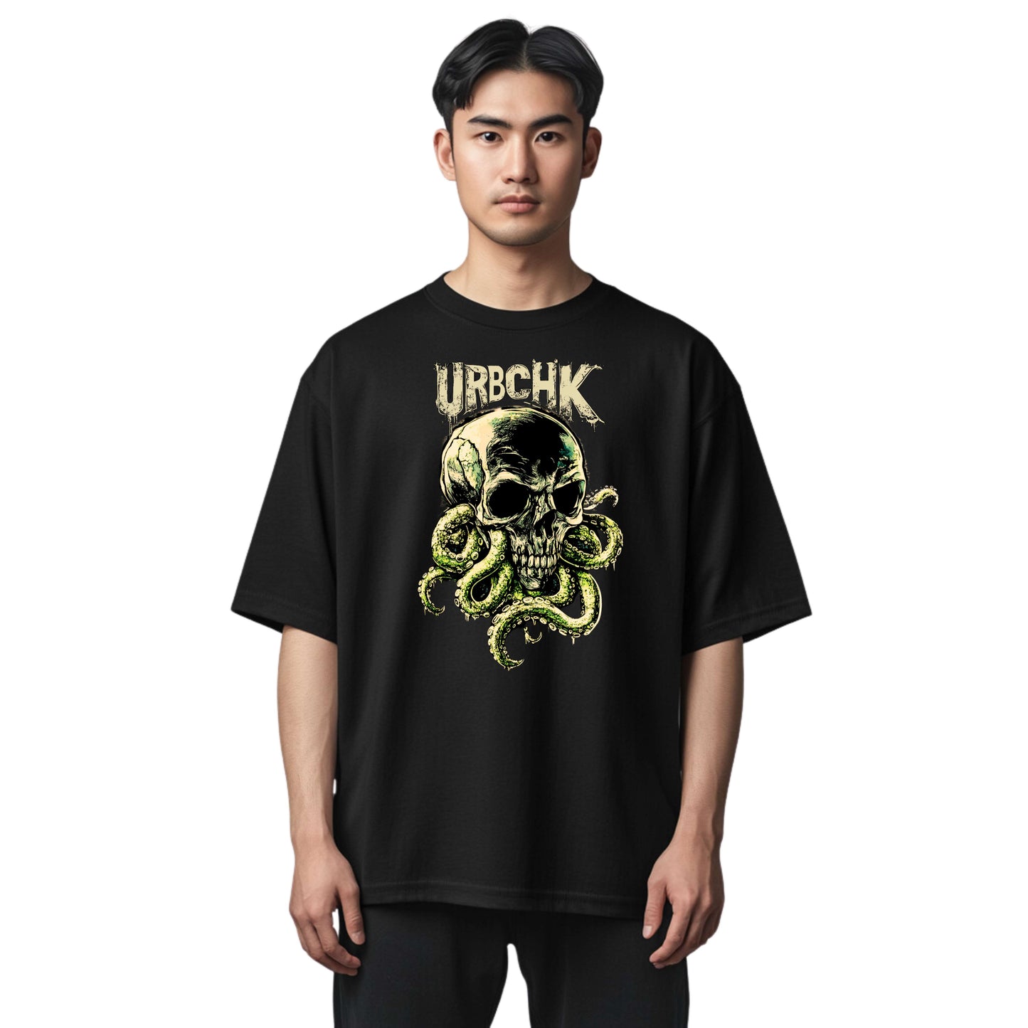 MEN'S OVERSIZED GRAPHIC TSHIRT DROP SHOULDER TEES