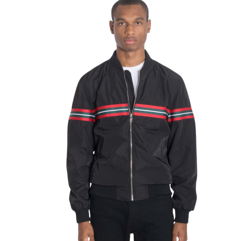 PREMIUM TAPED STREET BOMBER JACKET