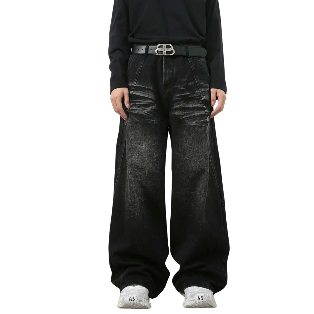 MEN’S WIDE LEG JEANS WITH POCKETS