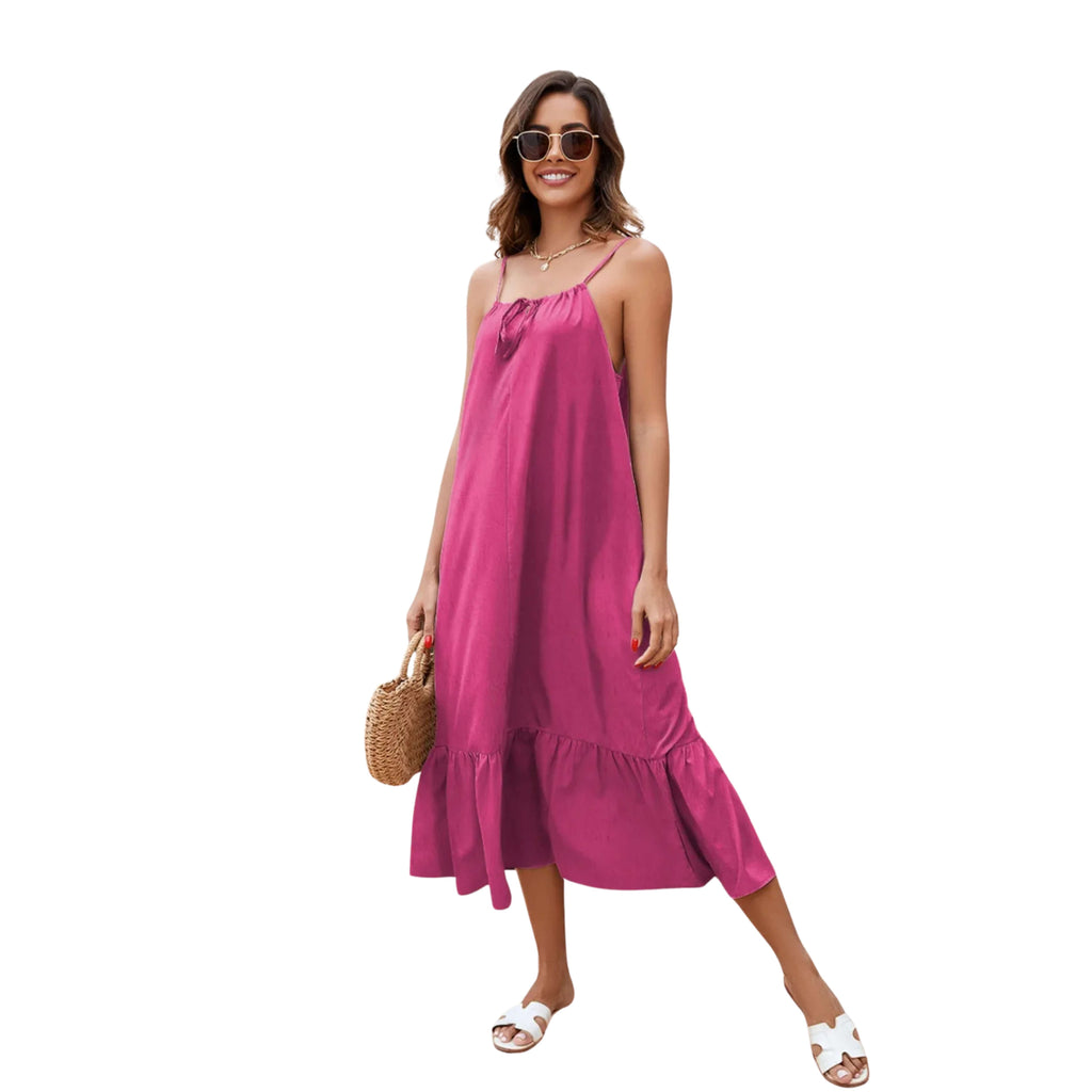 RUFFLE CHARM CAMI MIDI