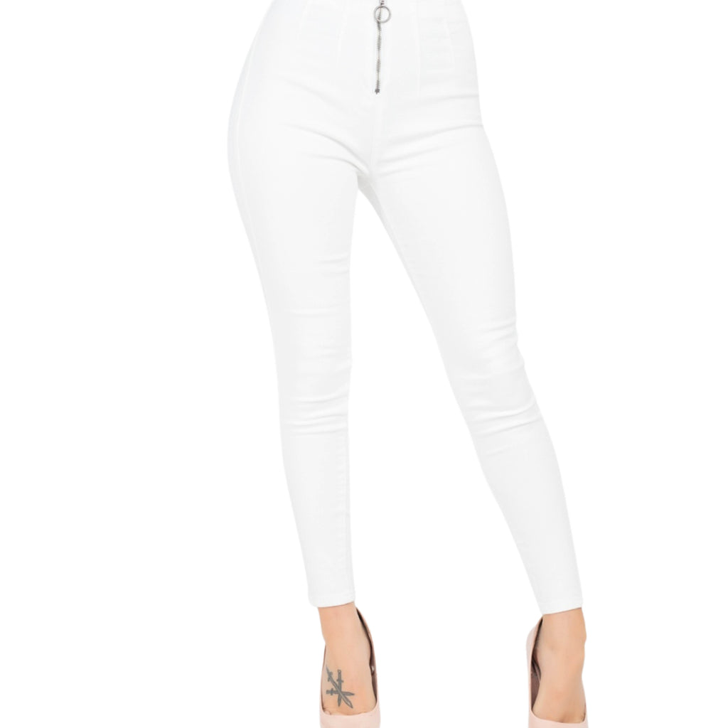 HIGH WAIST DENIM JEANS