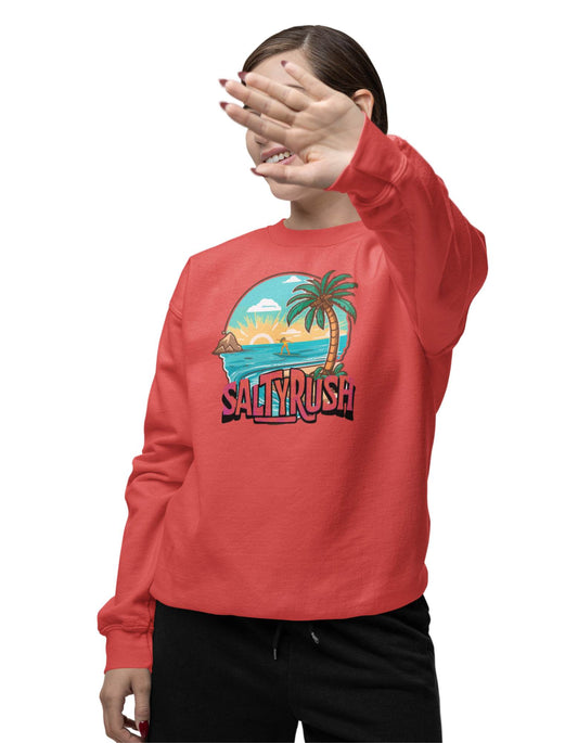 SALTY RUSH CREWNECK SWEATSHIRT FOR WOMEN