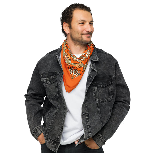 PREMIUM BANDANAS ORANGE COUNTRY