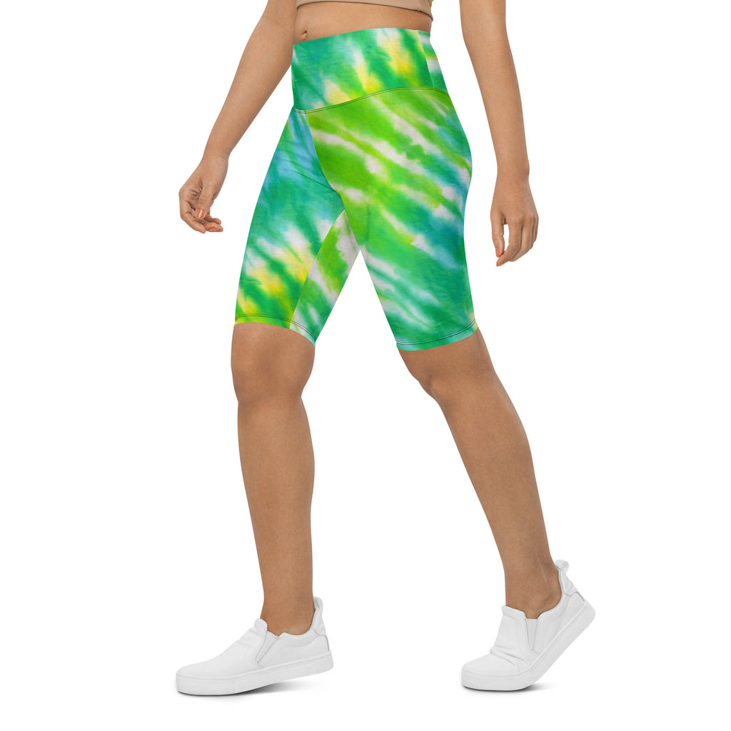 UrbanityChek® SUMMER VIBES HIGH-WAISTED SHORTS FOREST