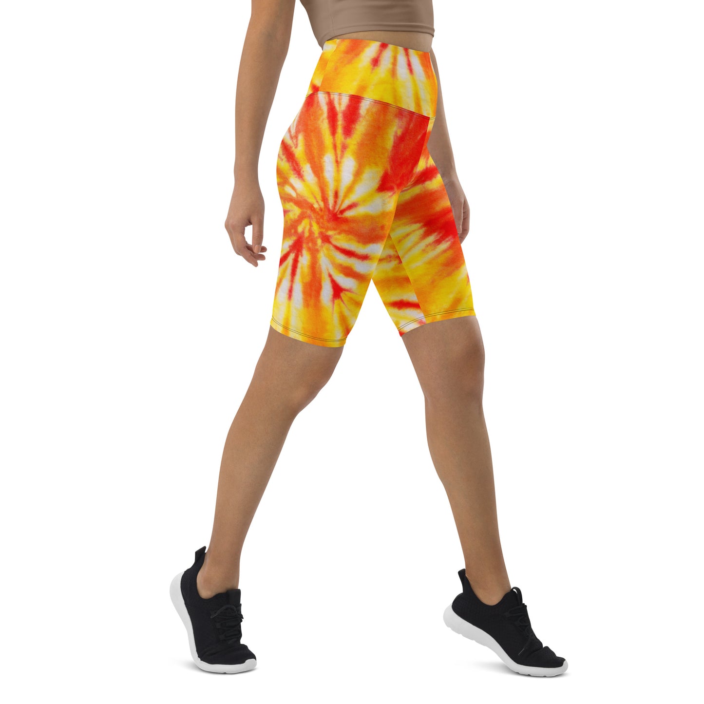 UrbanityChek® SUMMER VIBES HIGH-WAISTED SHORTS SUNRAYS