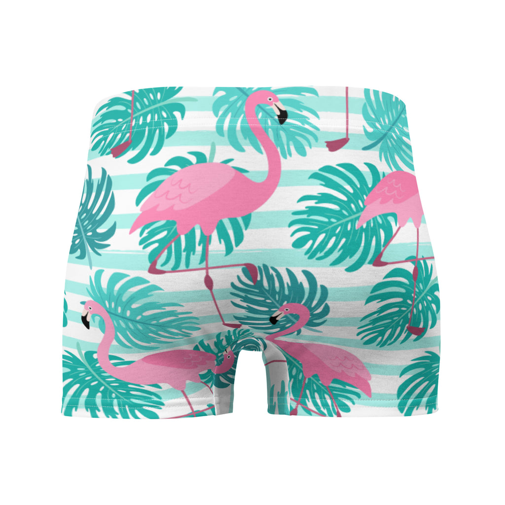 BOXER BRIEFS FLAMINGOS BEACH