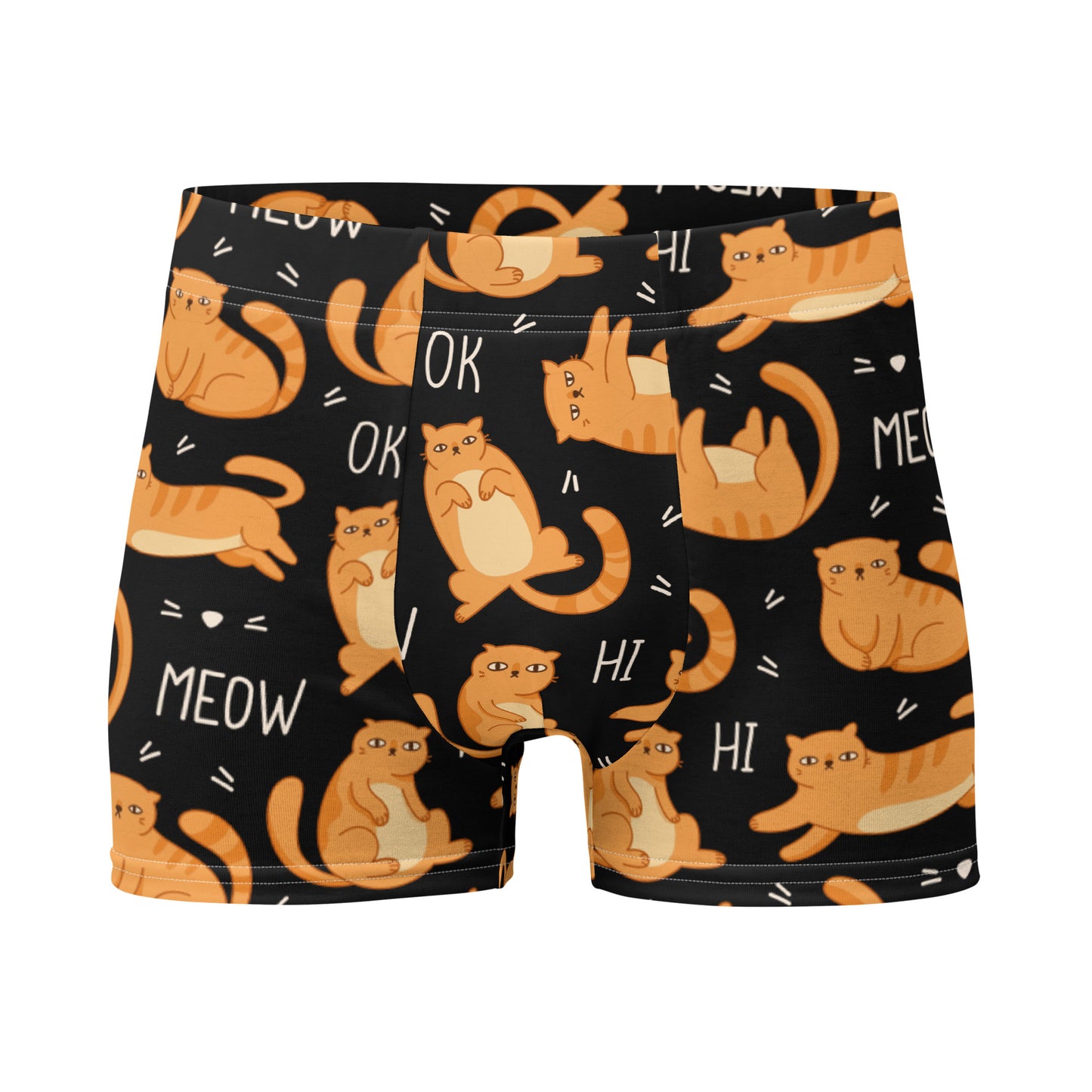 MEN'S PRINTED BOXER MEOW OK