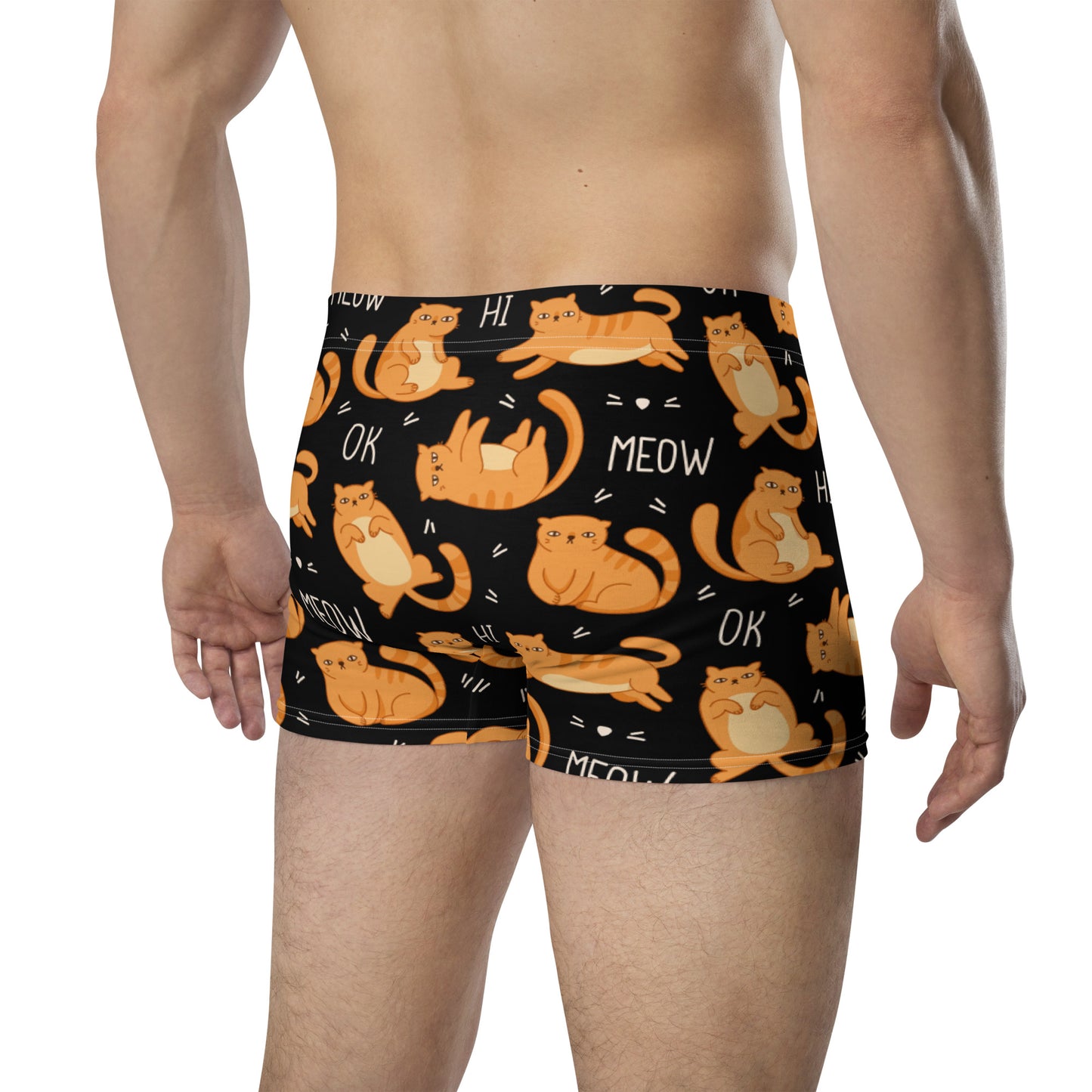 MEN'S PRINTED BOXER MEOW OK