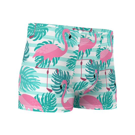 BOXER BRIEFS FLAMINGOS BEACH