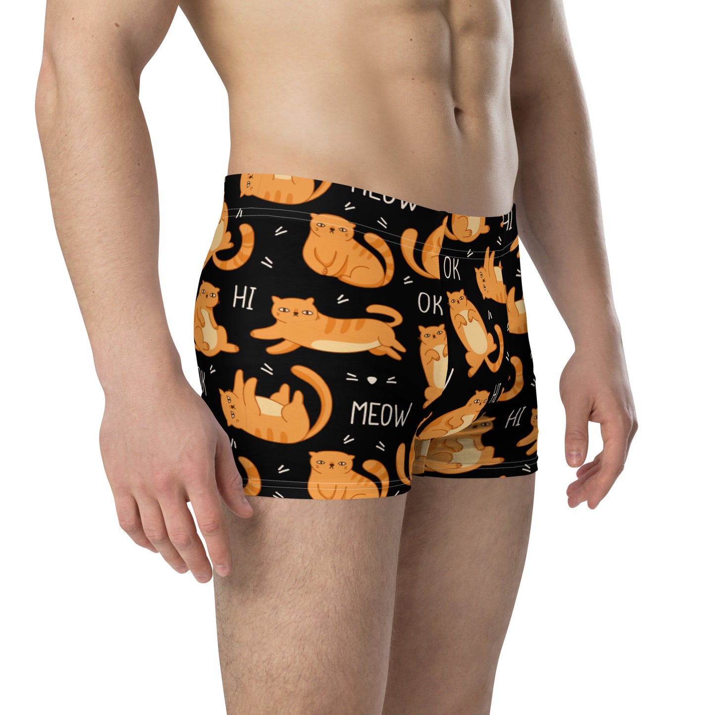 MEN'S PRINTED BOXER MEOW OK