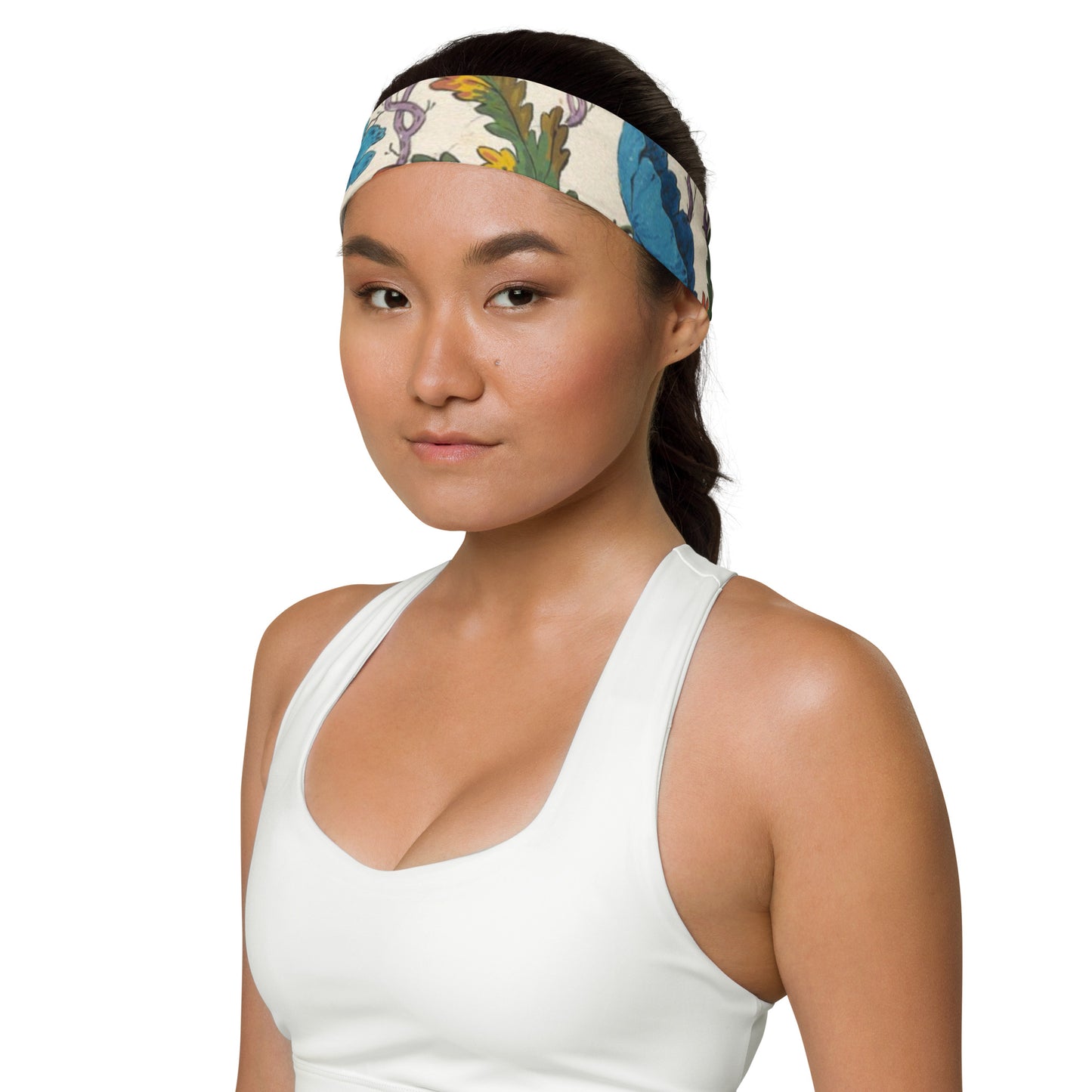 FLORAL ATHLETIC HEADBAND