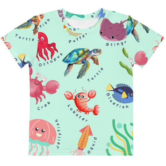 PREMIUM KIDS SEA LIFE PRINTED TSHIRT BOY'S & GIRLS TSHIRT