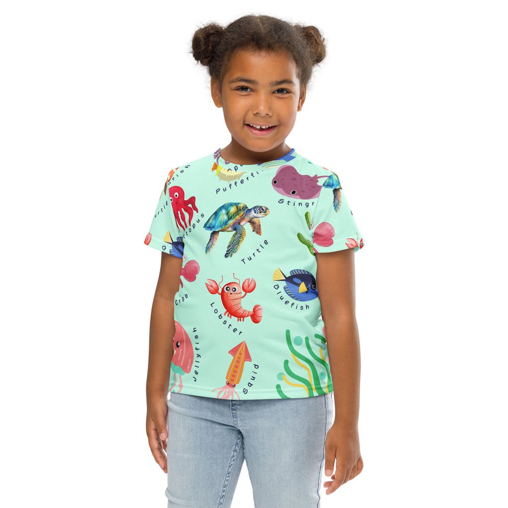 PREMIUM KIDS SEA LIFE PRINTED TSHIRT BOY'S & GIRLS TSHIRT