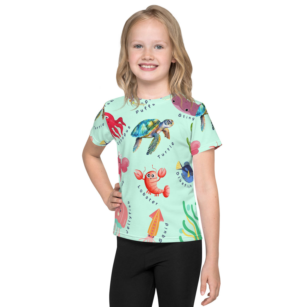 PREMIUM KIDS SEA LIFE PRINTED TSHIRT BOY'S & GIRLS TSHIRT