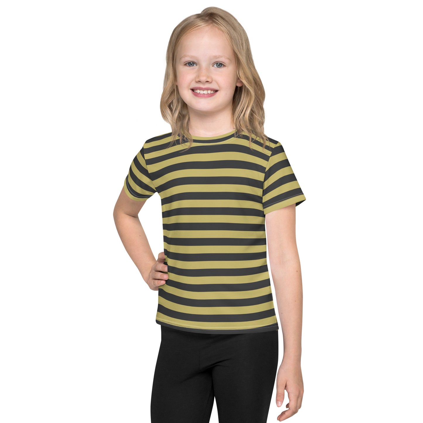 KIDS STRIPS COMFY CREW NECK TSHIRT FOR BOY'S AND GIRLS