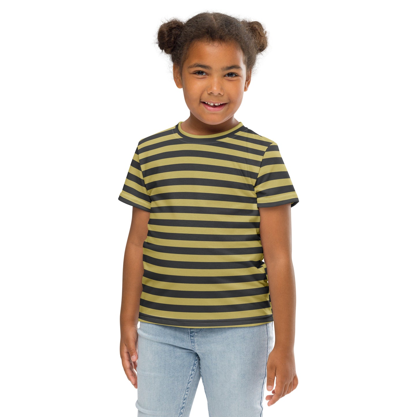 KIDS STRIPS COMFY CREW NECK TSHIRT FOR BOY'S AND GIRLS