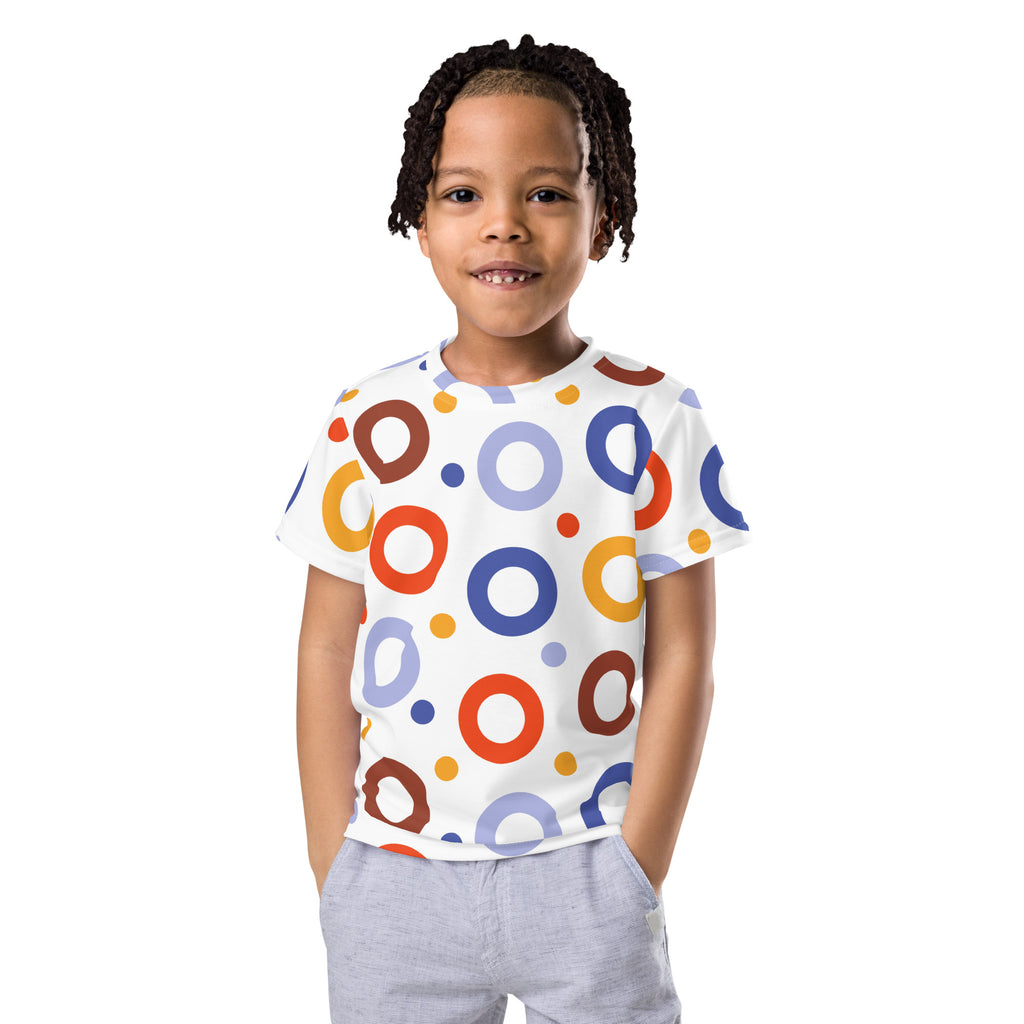 KIDS PRINTED DONUT TSHIRT FOR BOYS AND GIRLS