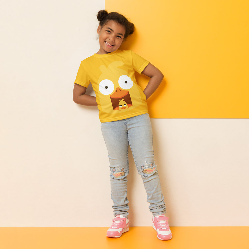 FUNNY KIDS  COMFY CREW NECK TSHIRT FOR BOYS AND GIRLS