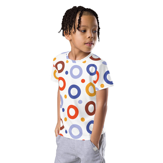 KIDS PRINTED DONUT TSHIRT FOR BOYS AND GIRLS