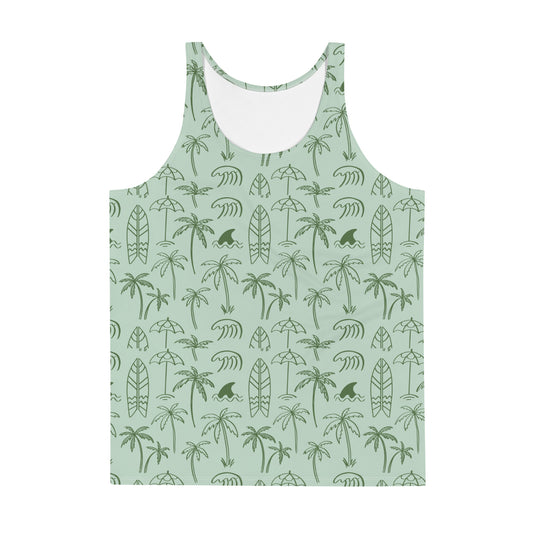 TROPICAL PRINTED TANK TOP