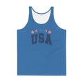 USA TANK TOP MEN'S PATRIOTIC AMERICAN TANK 4TH JULY SLEEVELESS SHIRT