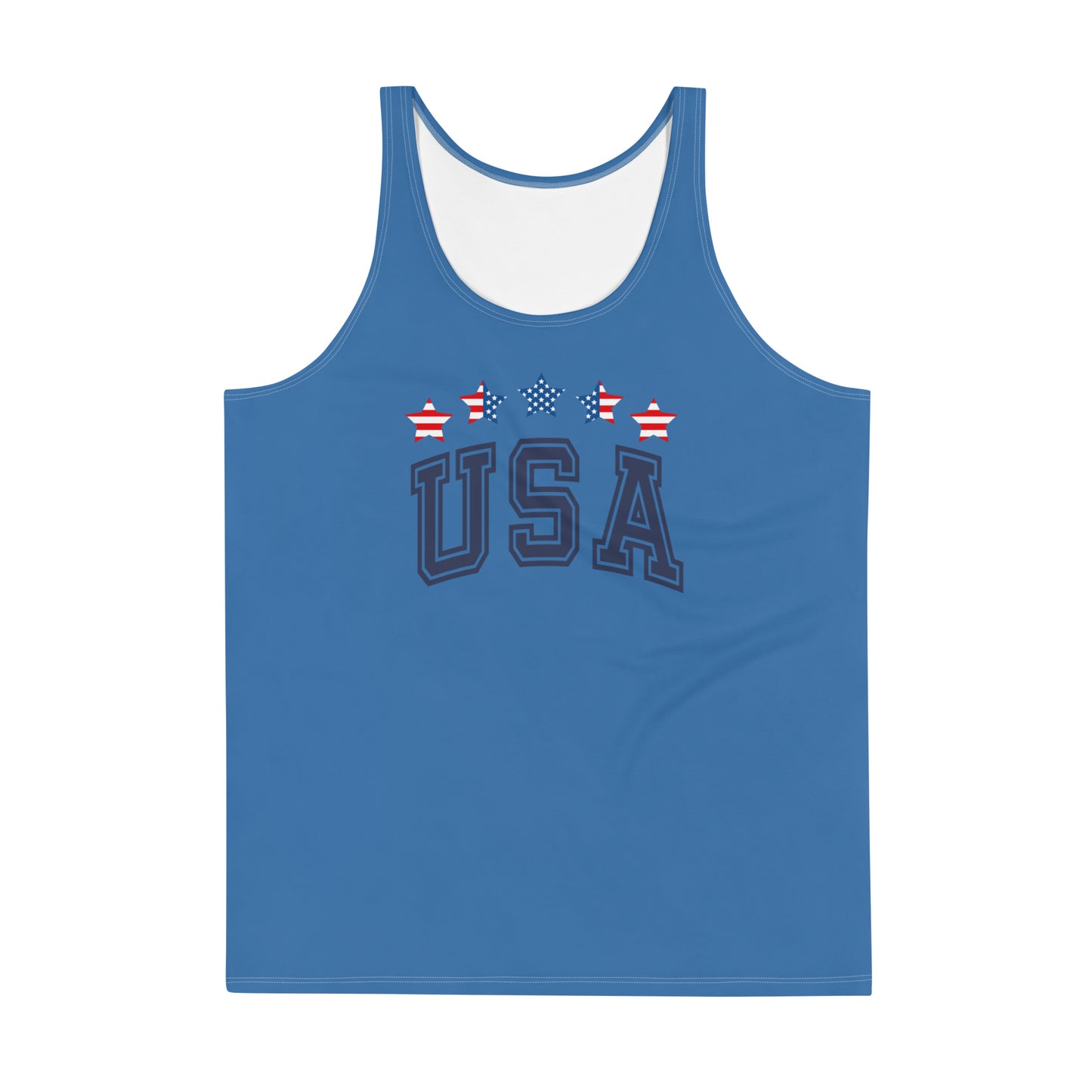 USA TANK TOP MEN'S PATRIOTIC AMERICAN TANK 4TH JULY SLEEVELESS SHIRT