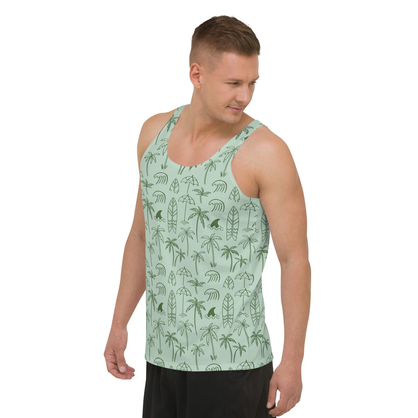 TROPICAL PRINTED TANK TOP